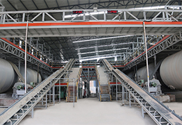 Through-body marble production line